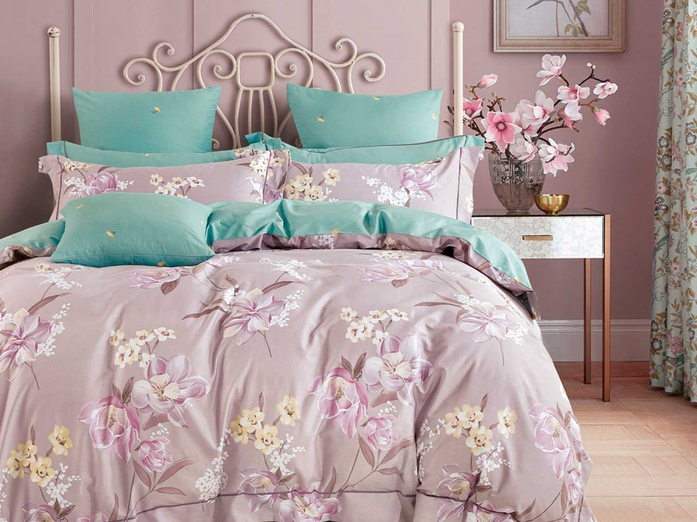 Постельное белье 2 спальное евро Asabella 1361-6