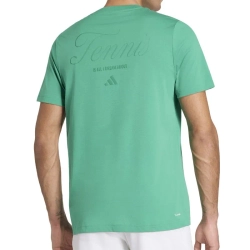 Мужская теннисная футболка Adidas Tennis Graphic - court green