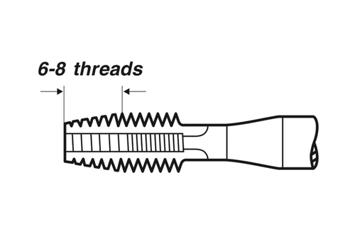 Метчик машинный DIN 376/A M8 VÖLKEL 38342