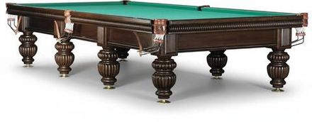 Бильярдный стол для русской пирамиды Weekend "Tower" 12 футов, борта ясень (черный орех)