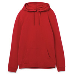 Толстовка с капюшоном унисекс Hoodie, красная
