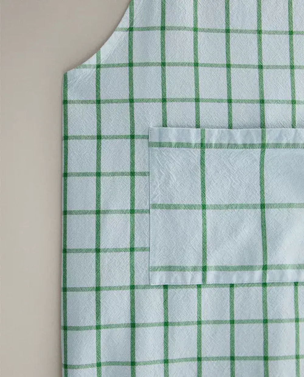 ZARA HOME ХЛОПКОВЫЙ ФАРТУК, СИНИЙ