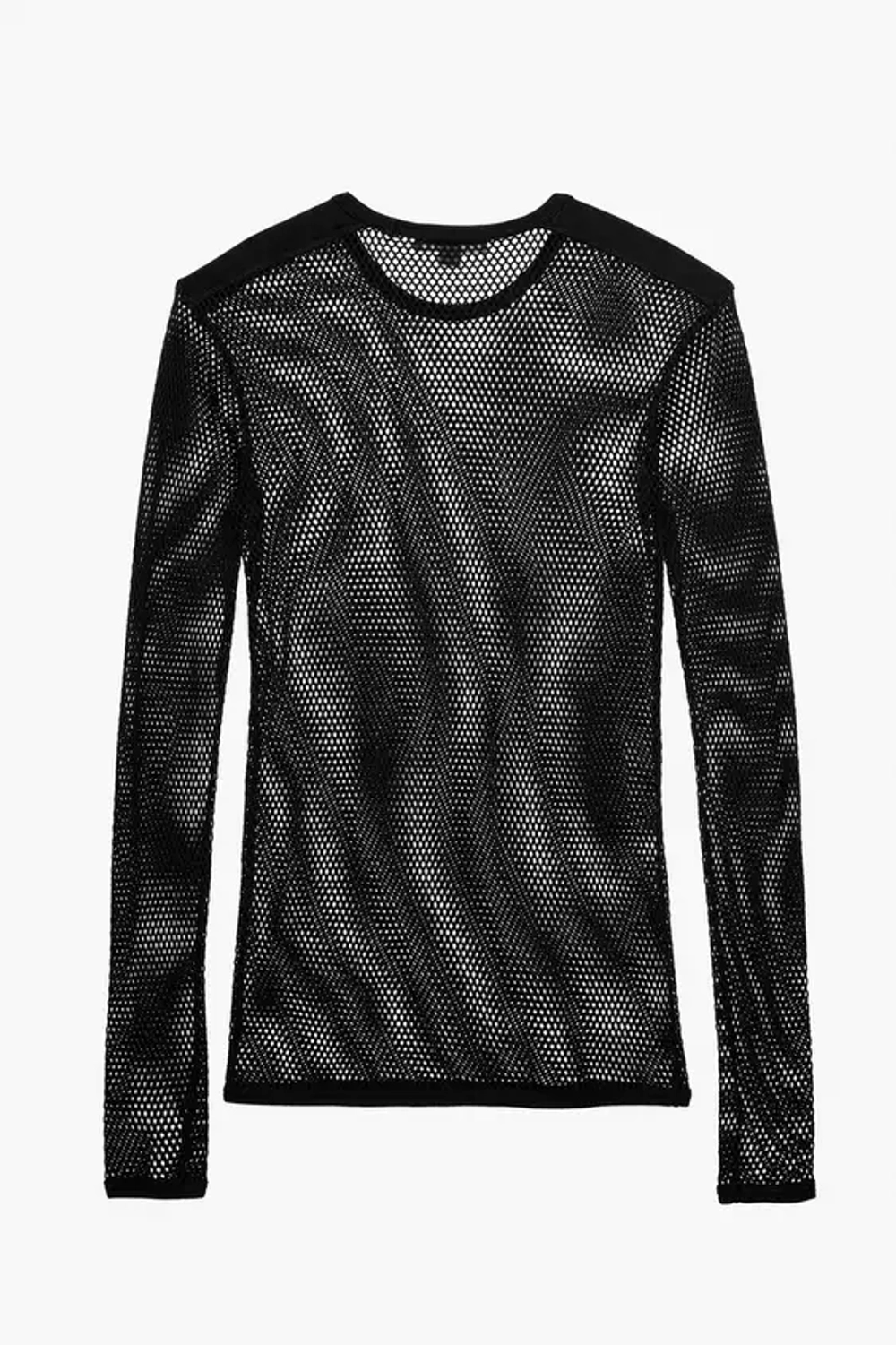 ZARA X STEFANO PILATI ФУТБОЛКА В СЕТОЧКУ, ЧЕРНЫЙ