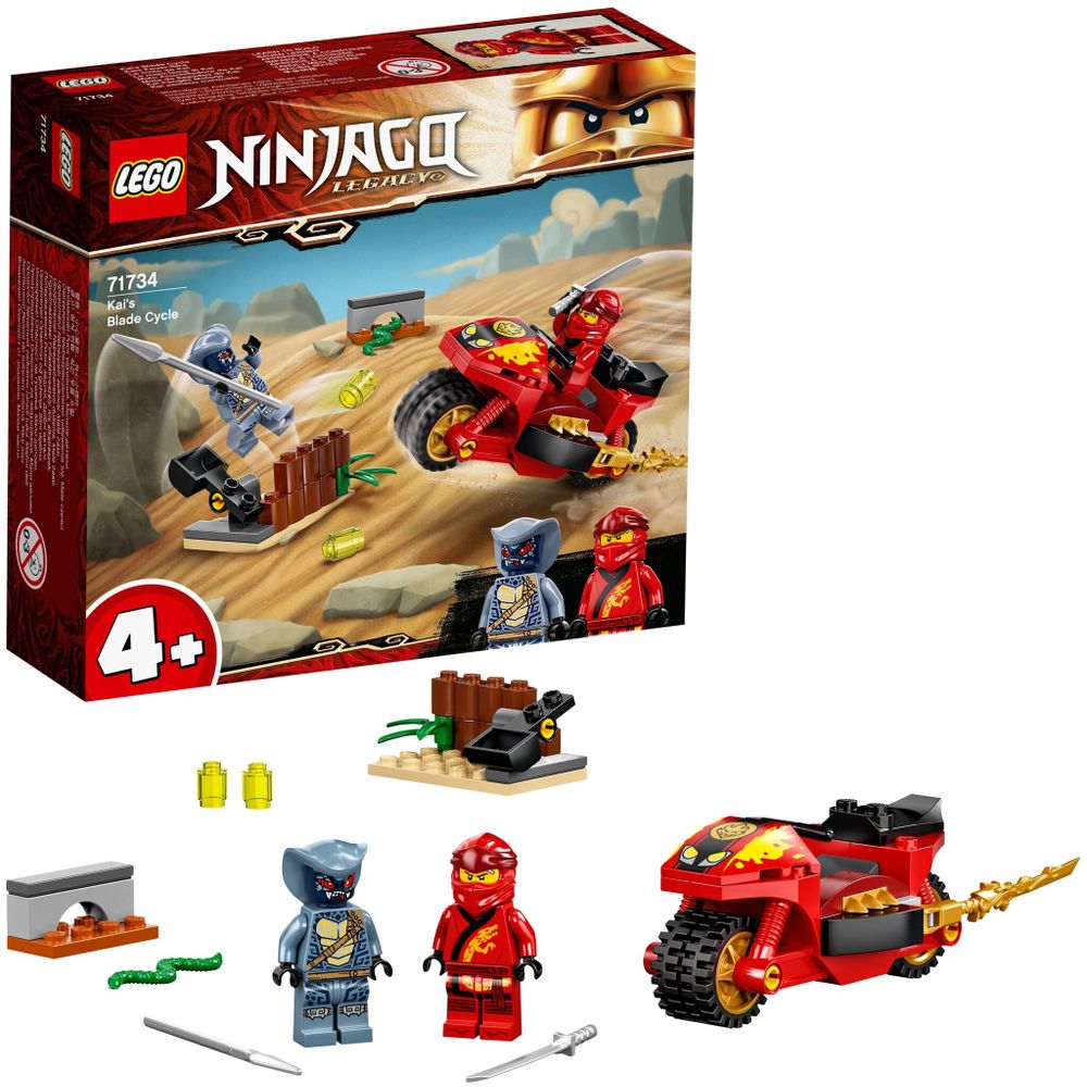 Конструктор LEGO Ninjago 71734 Мотоцикл Кая