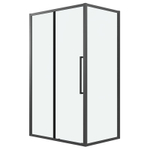 Боковая стенка Grossman Cosmo 200.K33.02.100.21.00 (100х195) черный матовый,стекло прозрачное, 1 место