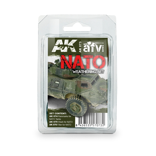 Набор красок AK Interactive NATO Weathering Set