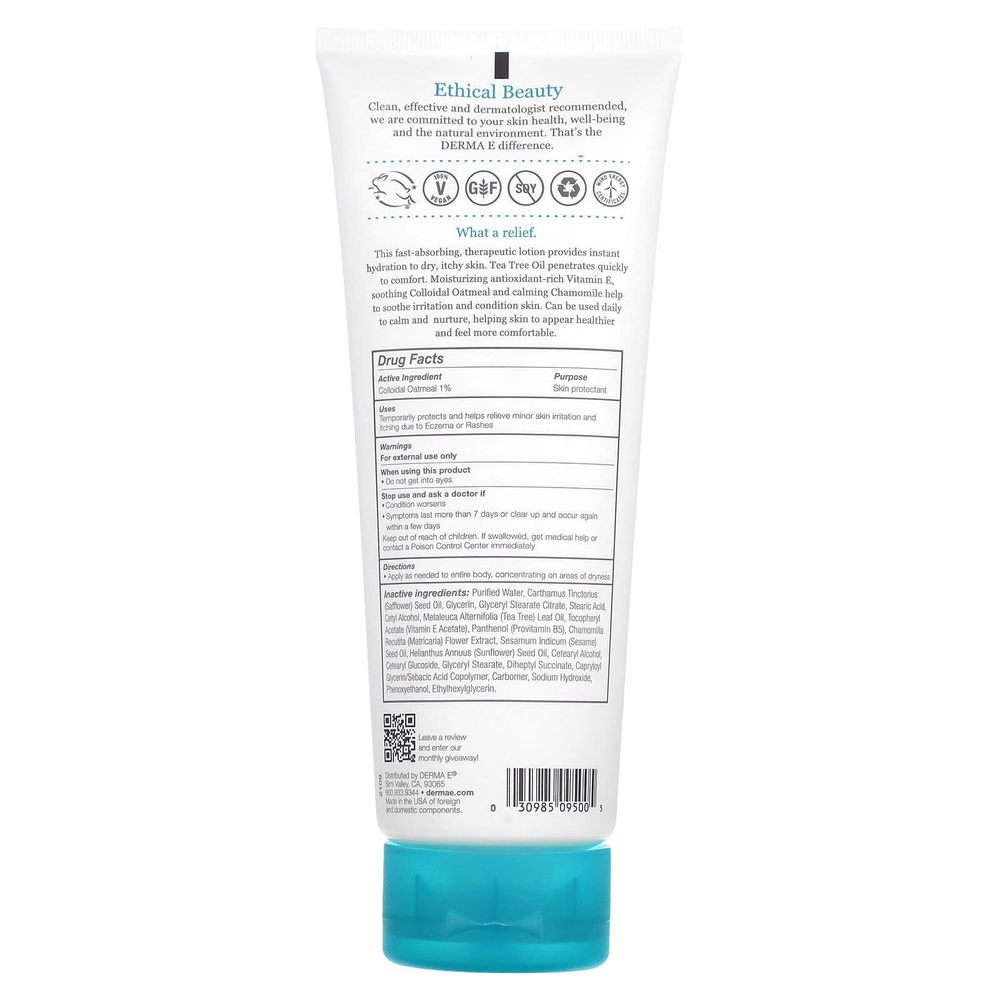 DERMA E, Лосьон для снятия зуда, 227 г (8 унций)