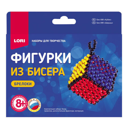 Фигурки из бисера "Кубик"