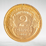 France, 2 Francs 1936, VF