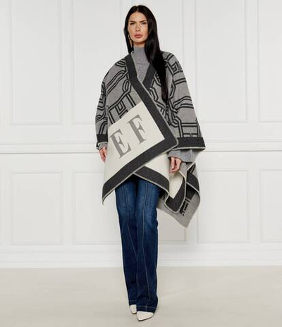 Пончо Elisabetta Franchi - серый(MT02F47E2)