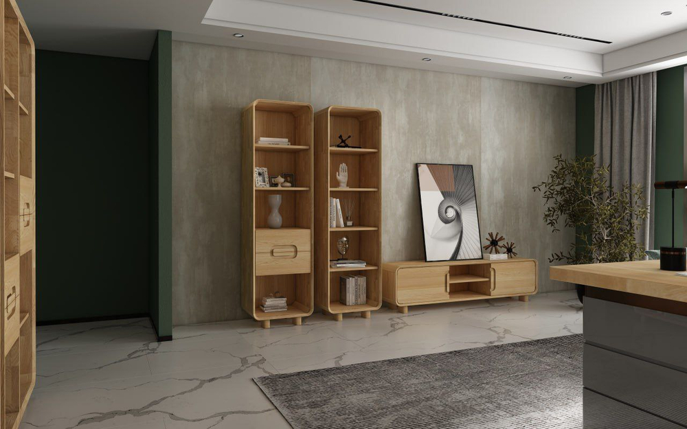 Стеллаж из массива дуба Deo-1