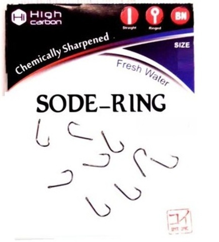 Крючок KOI "SODE-RING", размер 16 (INT)/3 (AS) цвет BN (10 шт.)
