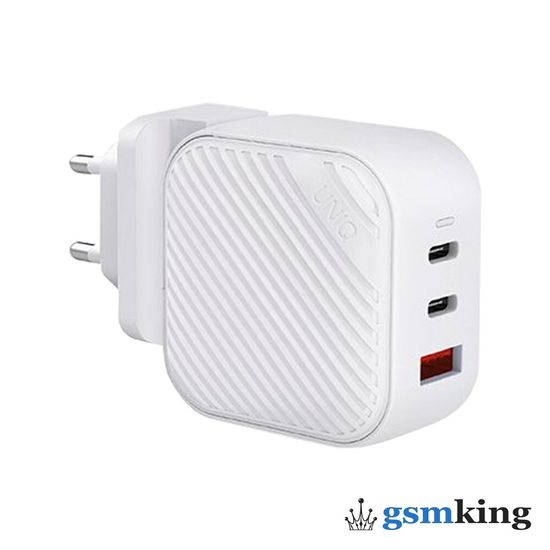 Uniq Verge Pro 66W Gan 2xUSB-C/USB-A White