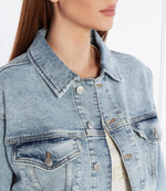 Джинсовая куртка C_TRUCKER BOSS ORANGE - голубой(50512620)