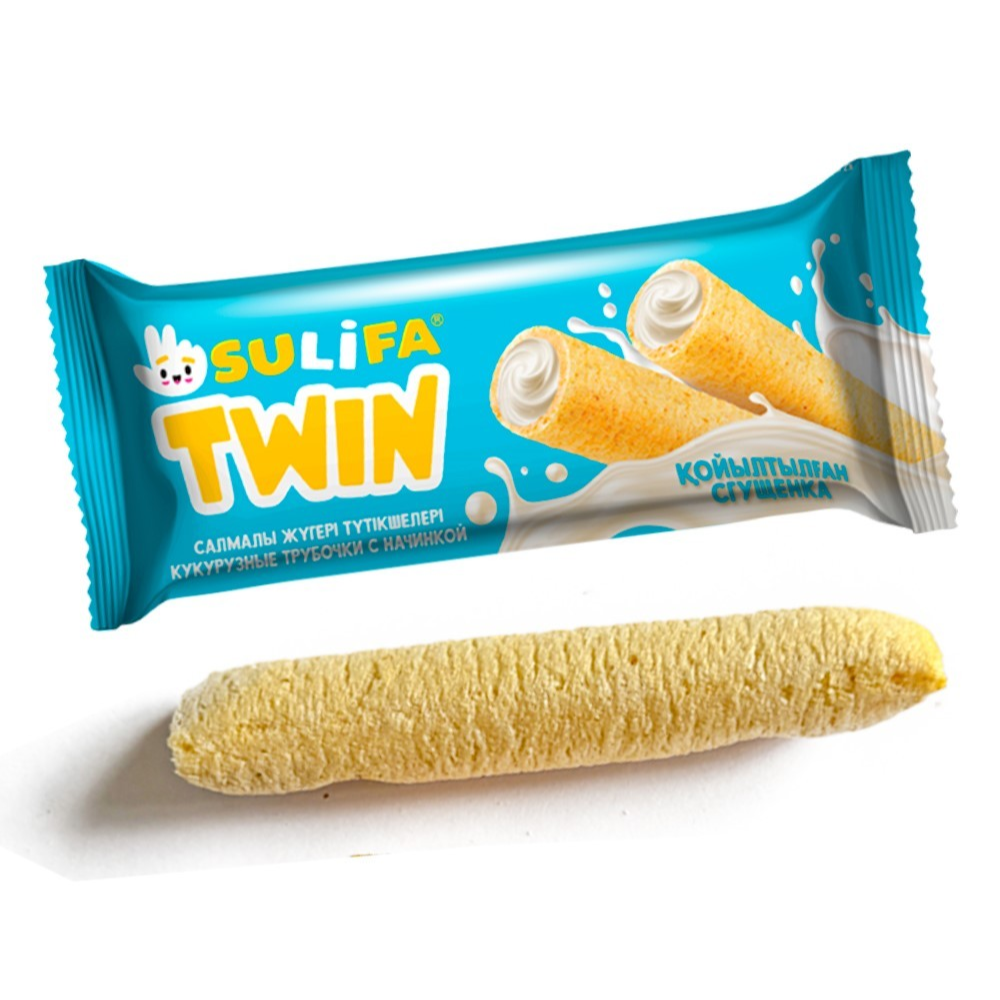 Кукурузные трубочки Suli FA  сгущенка 18 гр