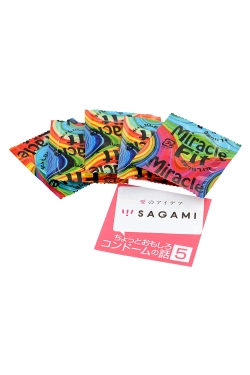 Презервативы Sagami Xtreme Miracle Fit 5 шт