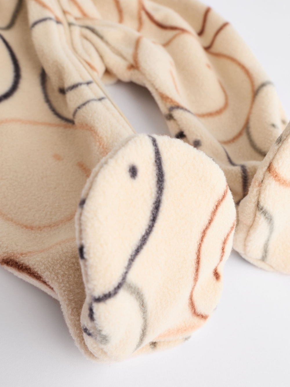 Комбинезон флисовый для малышей Next K79-486, 2 шт., Бежевый