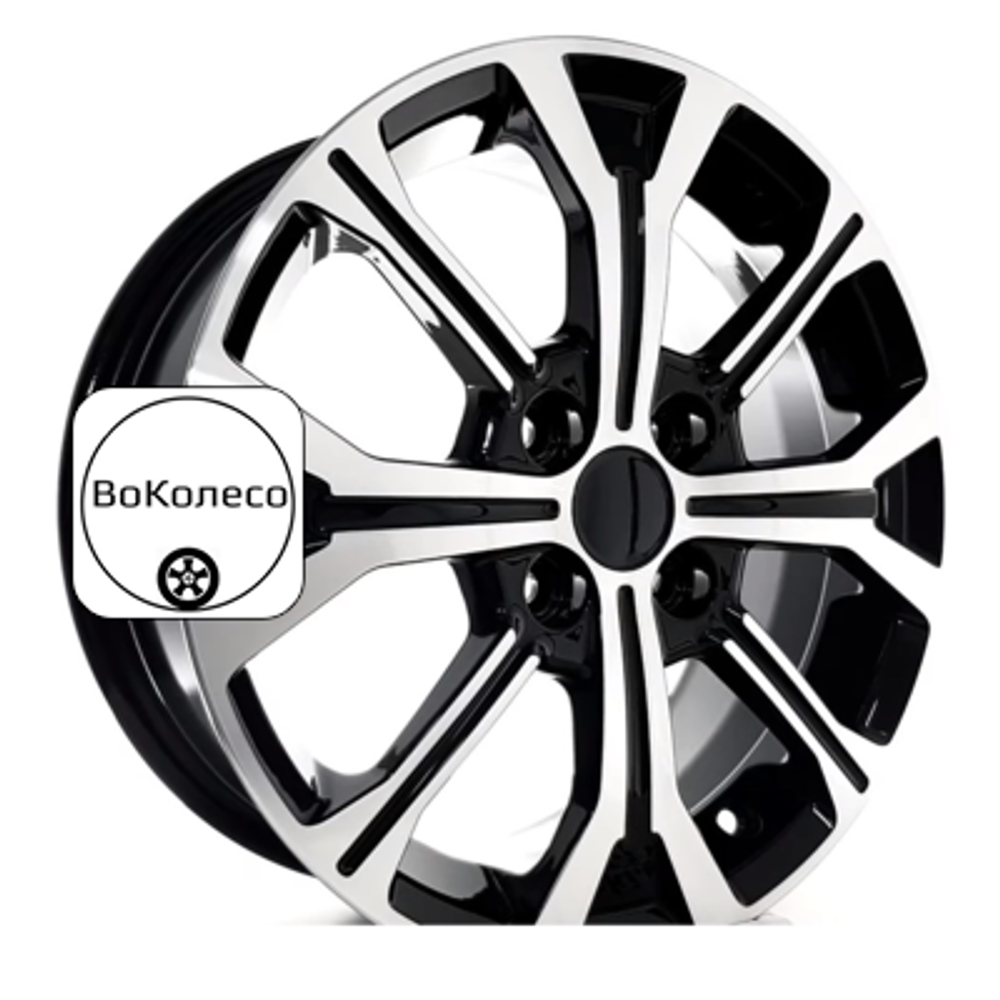 6x15/4x100 ET50 D60,1 КС945 Алмаз черный K&K