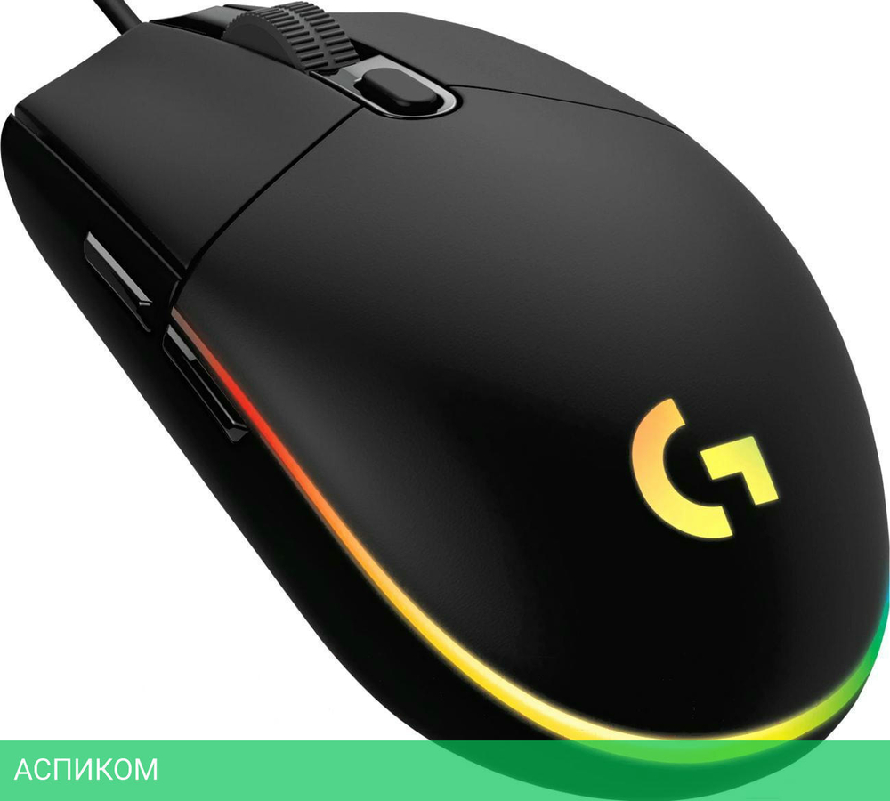 Мышь Logitech G203 Lightsync черный (910-005796)