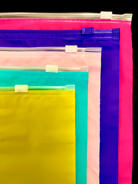 Пакет Слайдер 25*30 см бирюзовый матовый 70 мкм