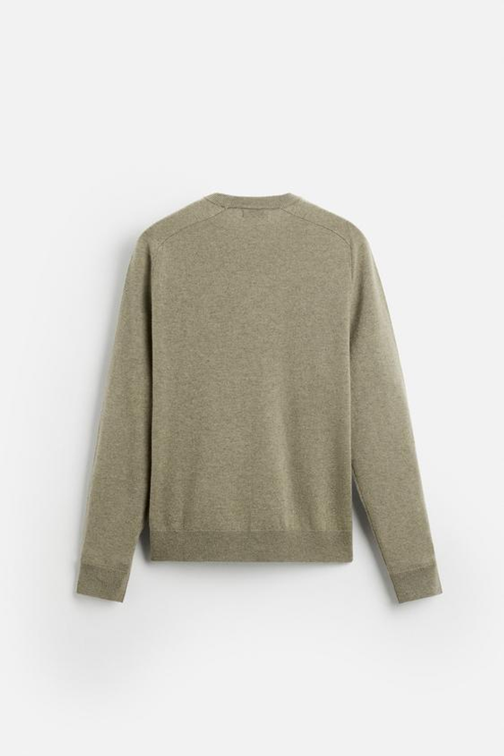 ZARA СВИТЕР ИЗ ЛЕГКОЙ ШЕРСТИ И КАШЕМИРА, СВЕТЛО-ЗЕЛЕНЫЙ