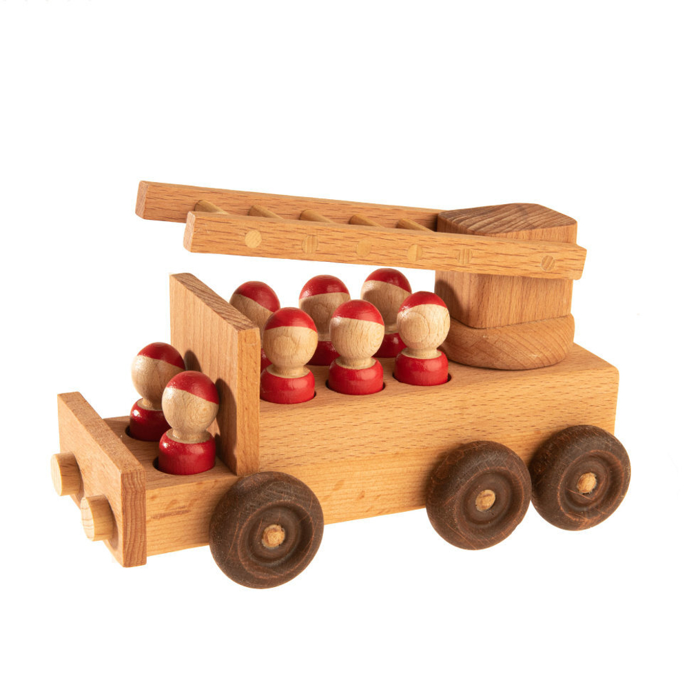 Машинка Пожарная с красными пожарными, Леснушки