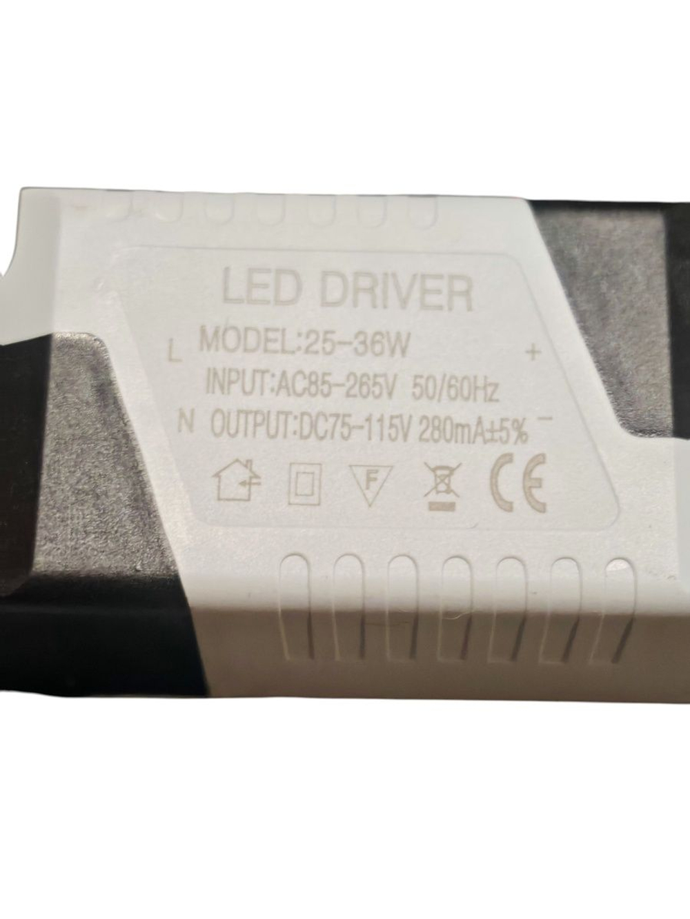 Светодиодный драйвер Led Driver: 25-36W DC75-115V 280mA