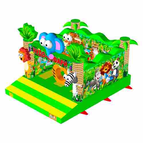 Коммерческий надувной батут «Чудо-сафари 2» 3,5*3,5*2,6 м