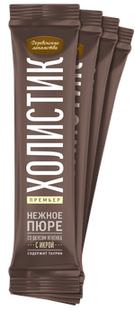 ХОЛИСТИК ПРЕМЬЕР Лакомство для кошки Нежное пюре из ягненка, 4*10 г