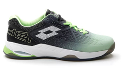 Теннисные кроссовки Lotto Superrapida 100 M - green apple/neo/all white/all black - Green