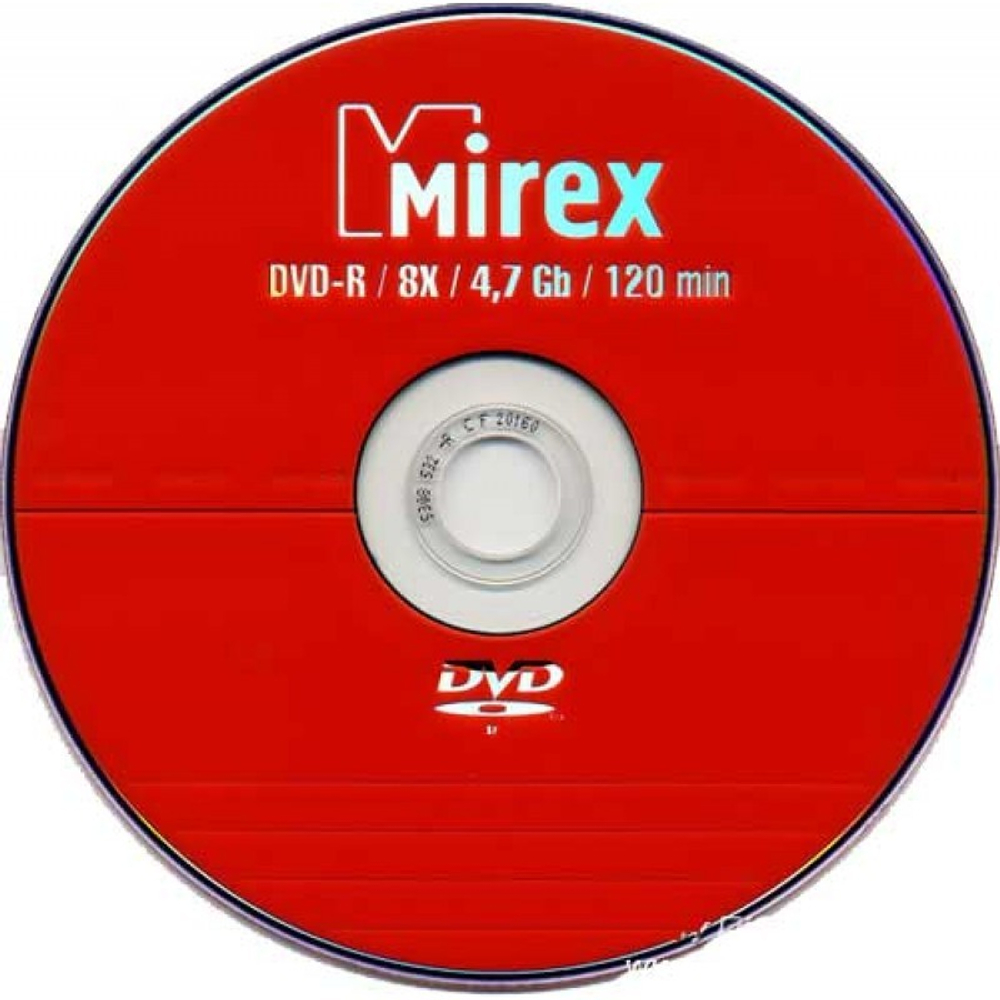 К/Диск МИРЕКС DVD+R 16x Slim
