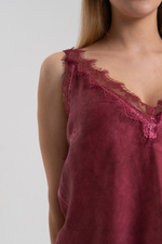 Топ с кружевом