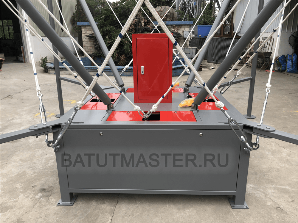 Батут-банджи «Полёт 3», 4-местный, 7×7×6 м