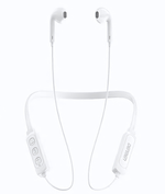 Bluetooth - гарнитура DENMEN DL01, вкладыши, BT5.0, 90mAh White
