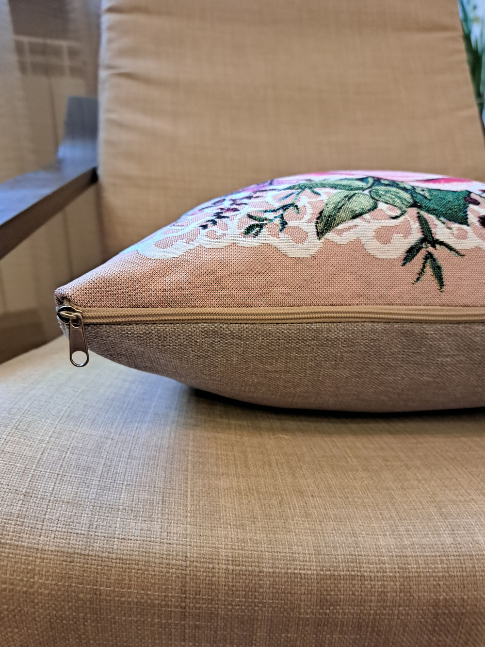 Декоративный гобеленовый чехол для интерьерной подушки Загадка 2 38*38