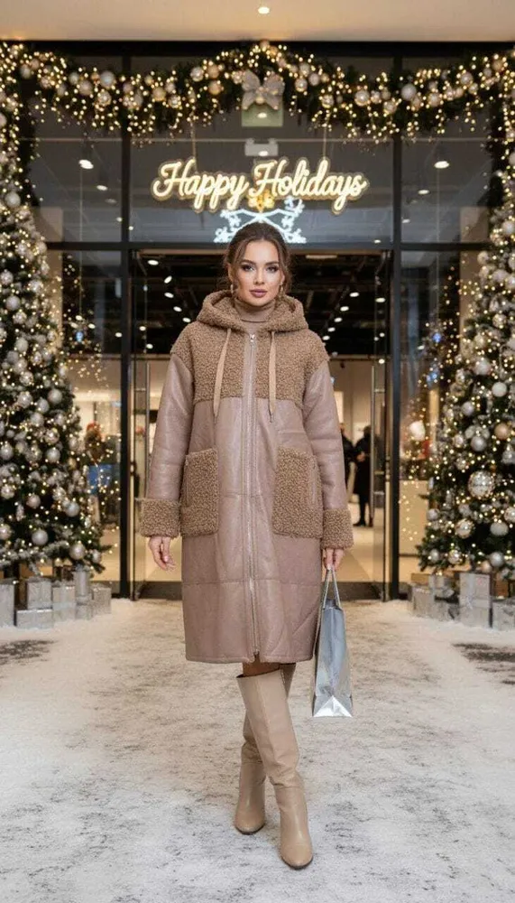 Дубленка 50336356 Fabrika