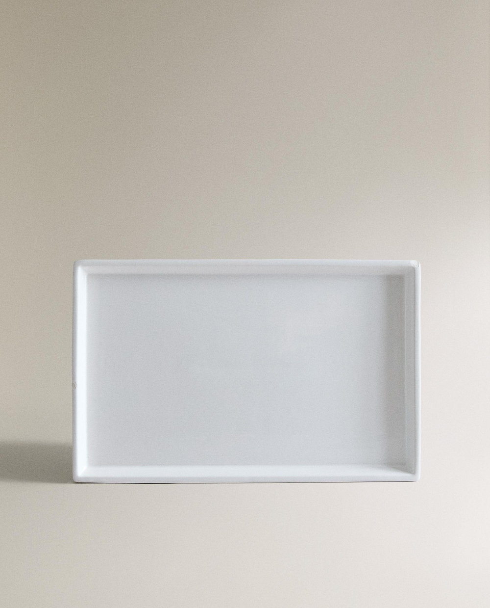 Zara Home поднос, фаянс, белый · 1576/043