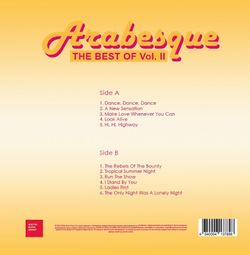Arabesque - The Best Of Vol. II (LP, Yello Vinyl) Арабески. Новая запечатанная виниловая пластинка