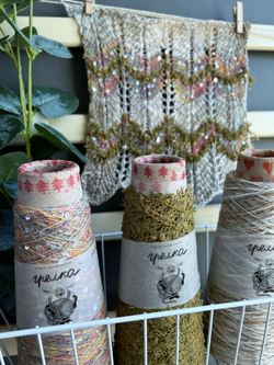 Пряжа Хлопок Лен Вязание спицами Италия Бобинная красивая мя