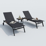 Шезлонг Ideal Patio ВИРТУ карбон