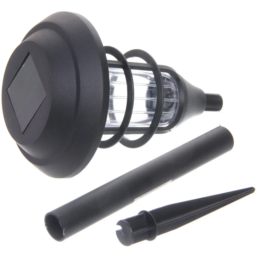 Фонарь садовый «Средневековье» 12*42 см, на солнечной батарее (свечение теплый белый) 1 LED