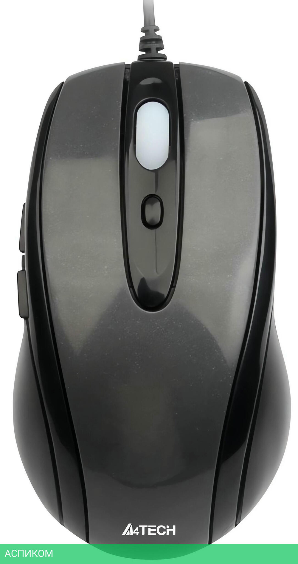 Мышь A4Tech V-Track N-708X Glossy Grey (N-708X-1)