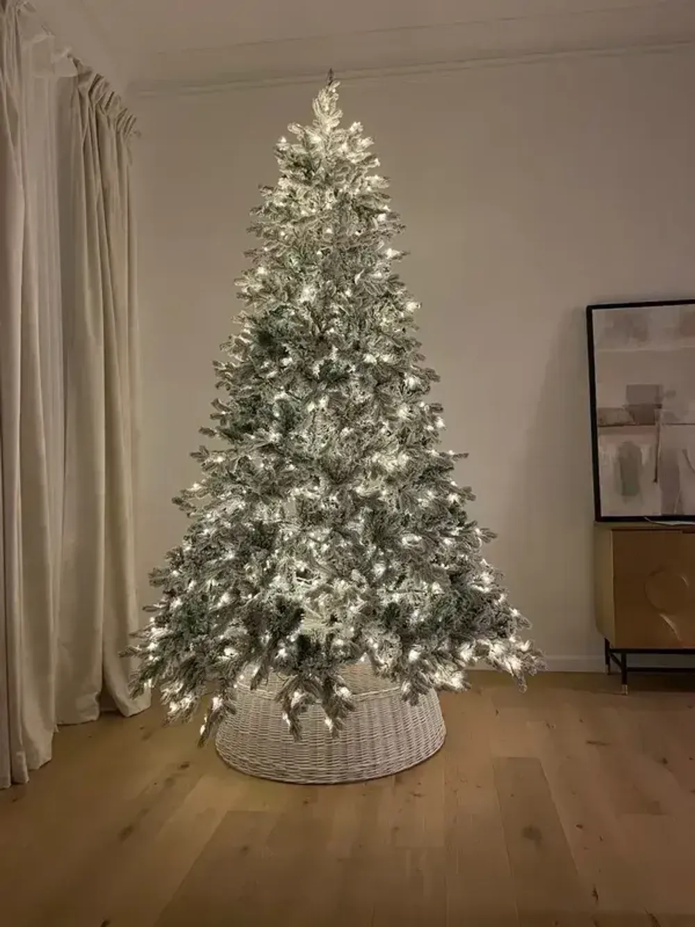 Заснеженная елка «Аляска» (Литая+пвх) 150 см / 1,5 м