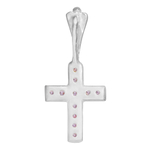 Крест из серебра/С камнями