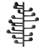 Bешалка Song ARPER настенная/металл/black 16 крючков 470х40х585h