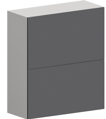 Кухня Модуль ШВГ 802Г Ликата / Графит Софт