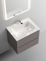 Тумба с раковиной Sancos Snob T 60 см SNT60SM doha soft