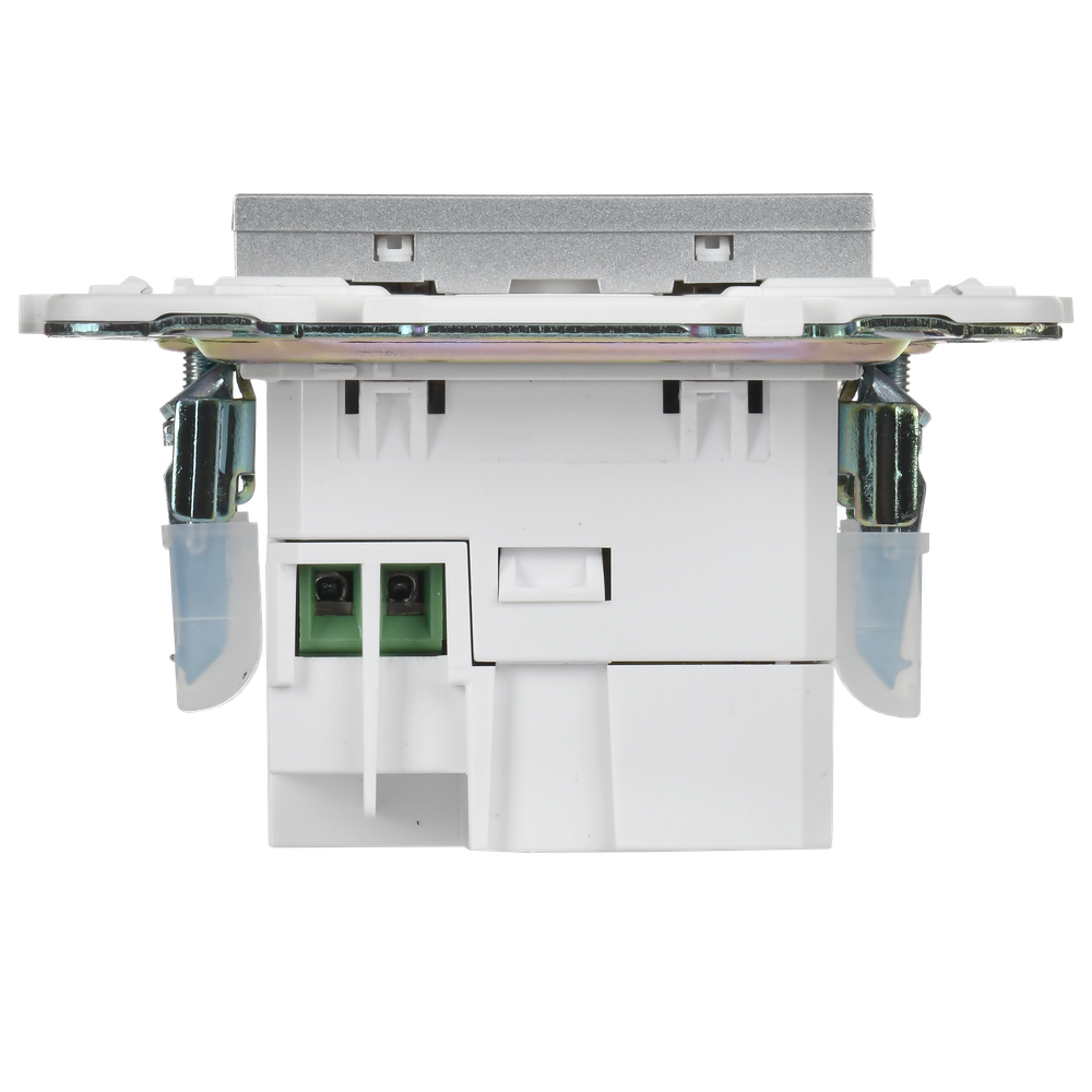 SKANDY Розетка USB A+C 3,1А SK-R14S серебряный IEK