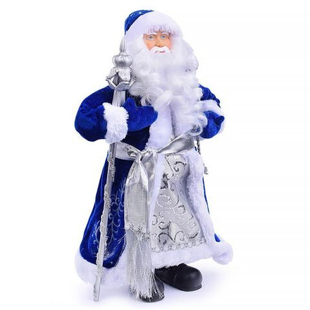 Фигурка Дед Мороз В синей шубке 20,5x12,5x41,5см 88460