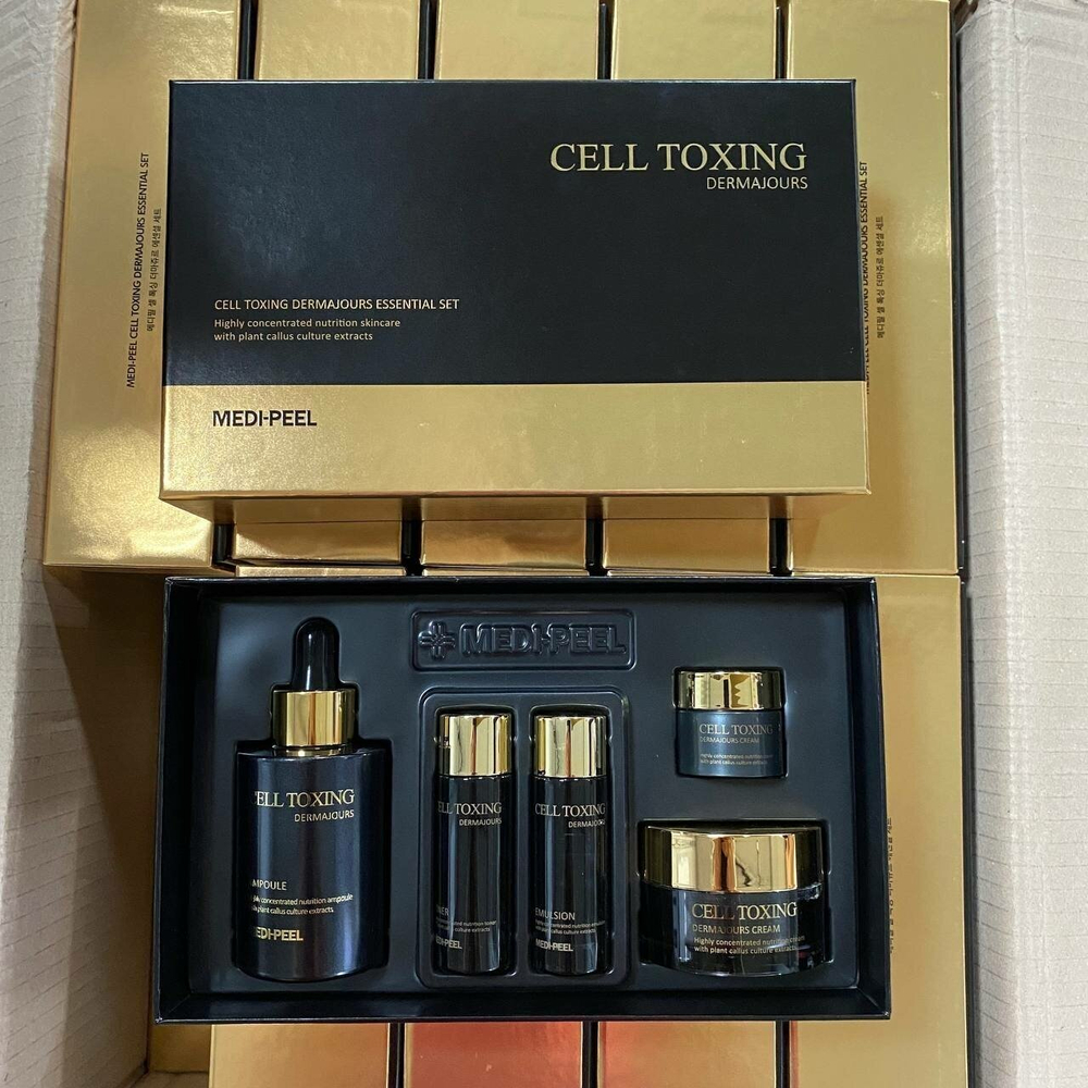 Омолаживающий набор со стволовыми клетками MEDI-PEEL Cell Toxing Dermajours Essential Set (100+50+30*2+10 мл.)